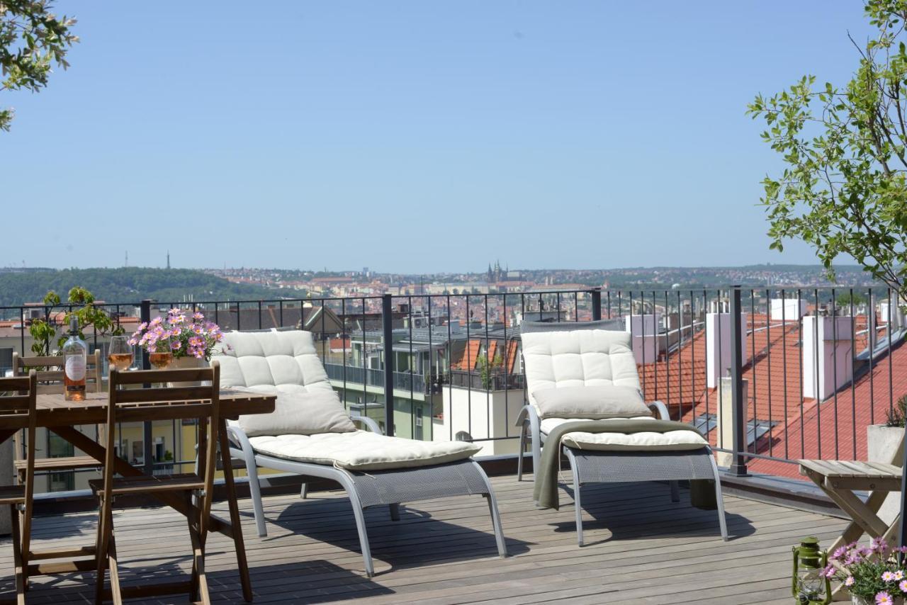 Luxury Penthouse Apartment Prága Kültér fotó