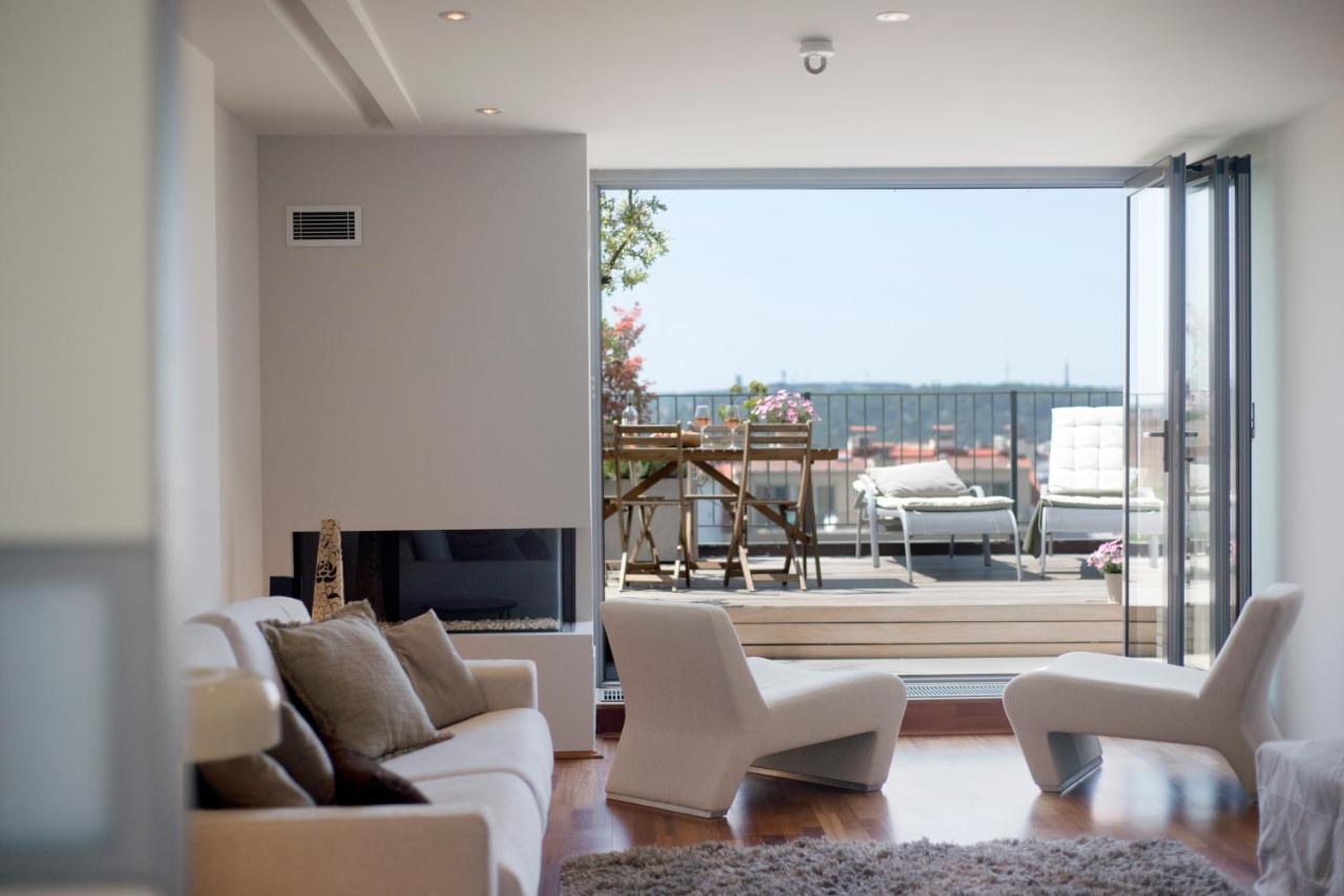 Luxury Penthouse Apartment Prága Kültér fotó
