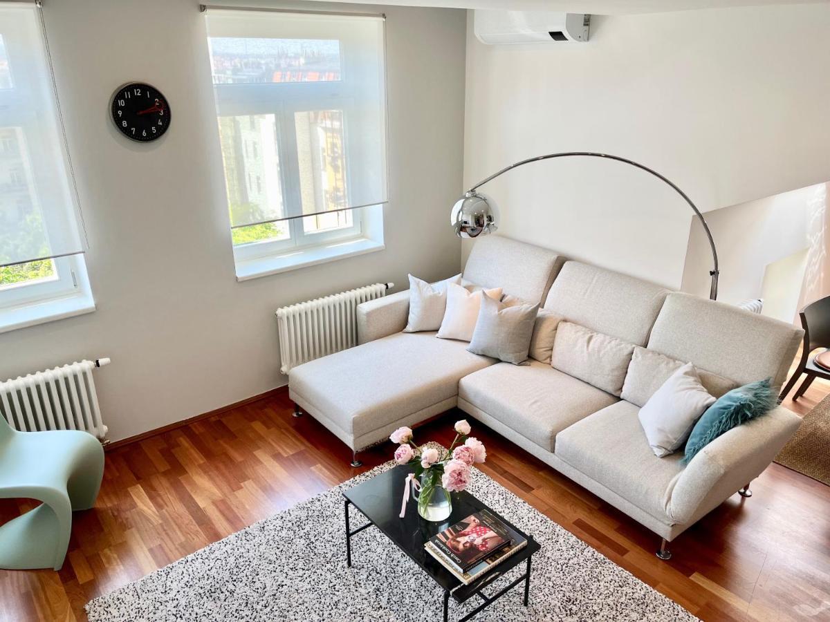 Luxury Penthouse Apartment Prága Kültér fotó
