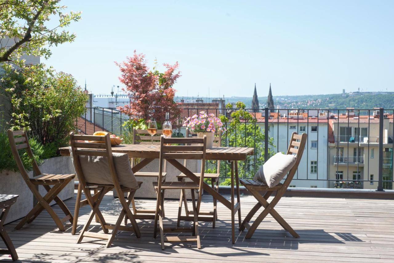 Luxury Penthouse Apartment Prága Kültér fotó