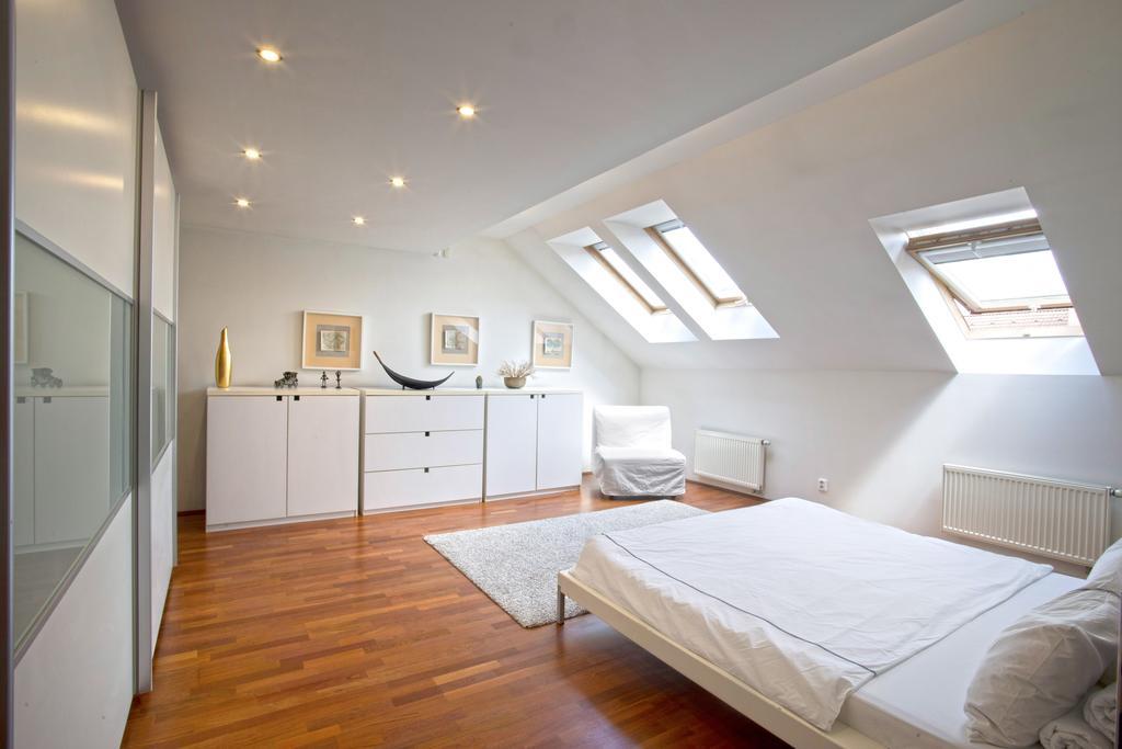 Luxury Penthouse Apartment Prága Kültér fotó